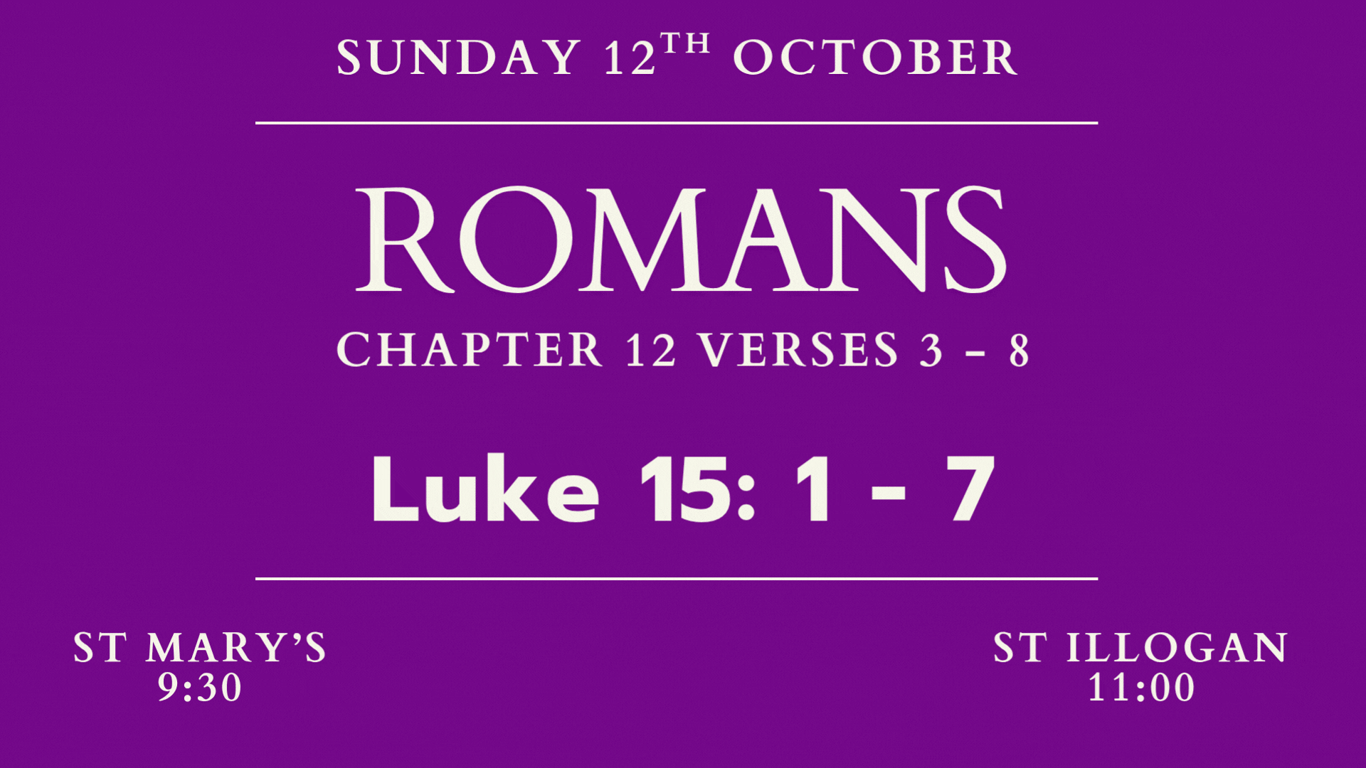 Sunday12Oct