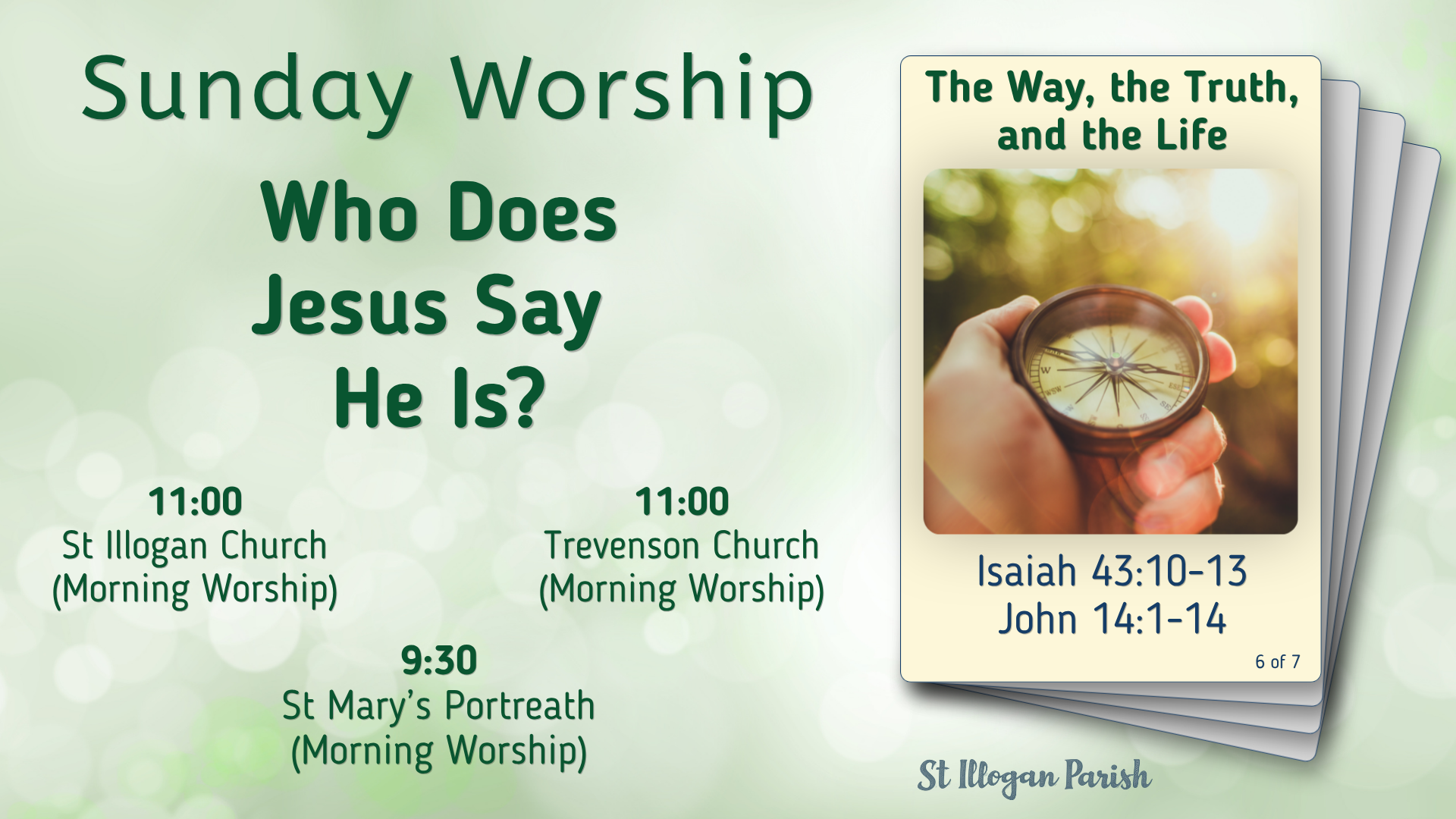 Who Does Jesus Say He Is (3)