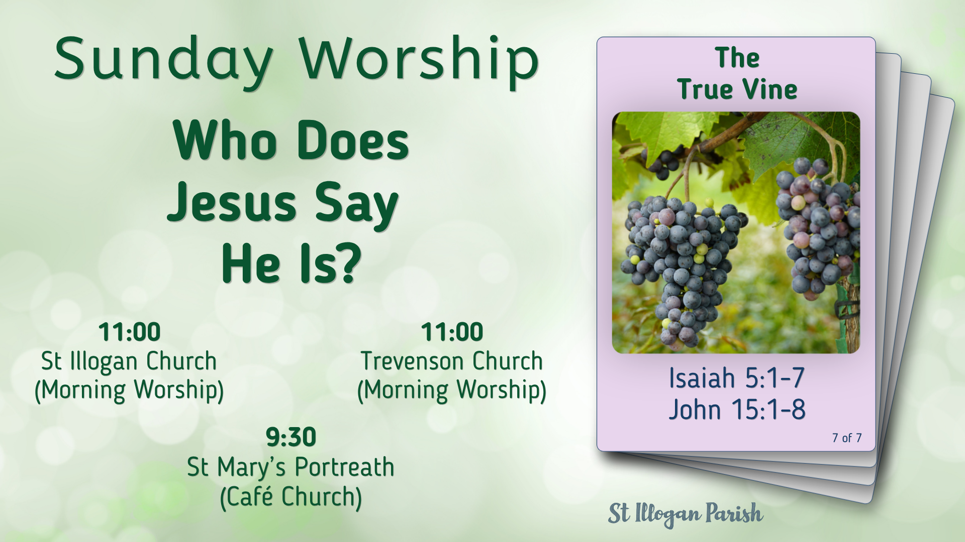 Who Does Jesus Say He Is (4)